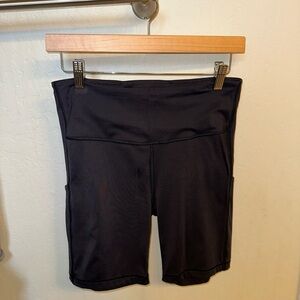 NWOT Athleta Women's Black Bike Shorts